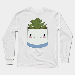 Happy Succulent Long Sleeve T-Shirt